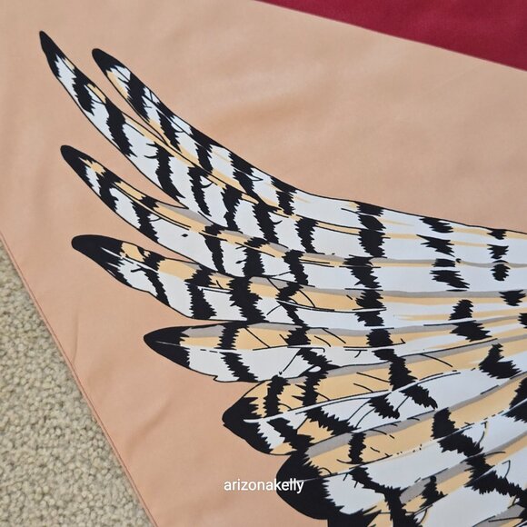 *HUGE* Silk Owl Scarf Wrap Shawl - Picture 10 of 16